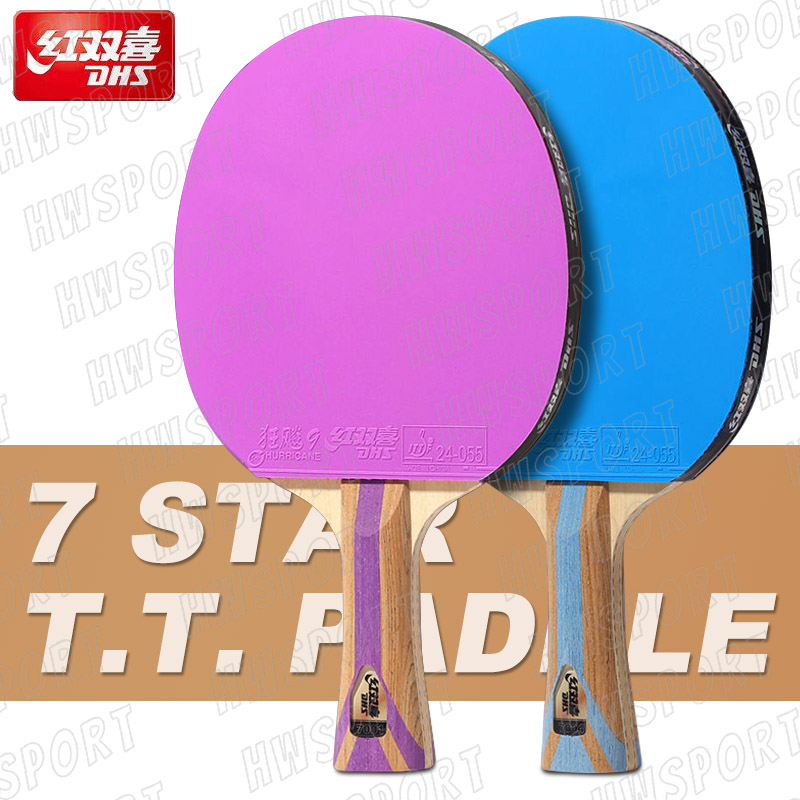Table Tennis Forehand Rubber - مضرب تنس طاولة DHS ، مجداف