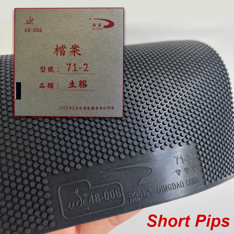 Table Tennis Rubber For Defensive Players - نيزك 71-2 نقاط قصيرة لتنس الطاولة