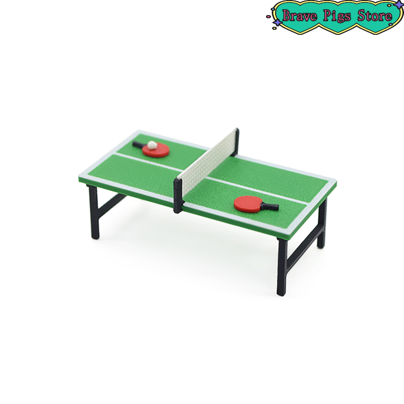Table Tennis Venue - 1:12 مضرب تنس طاولة مصغر نموذج