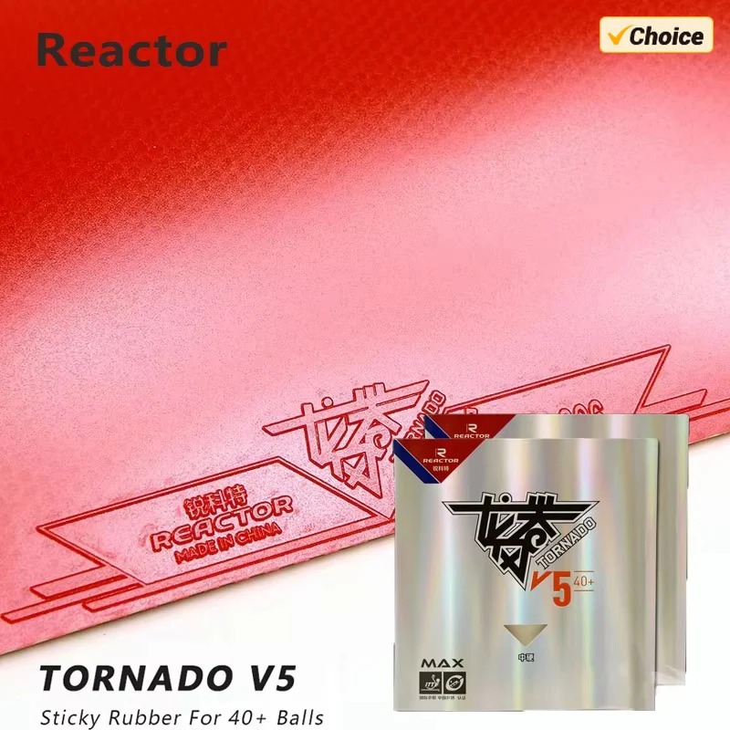 Table Tennis Venue - مطاط تنس الطاولة REACTOR Tornado V5