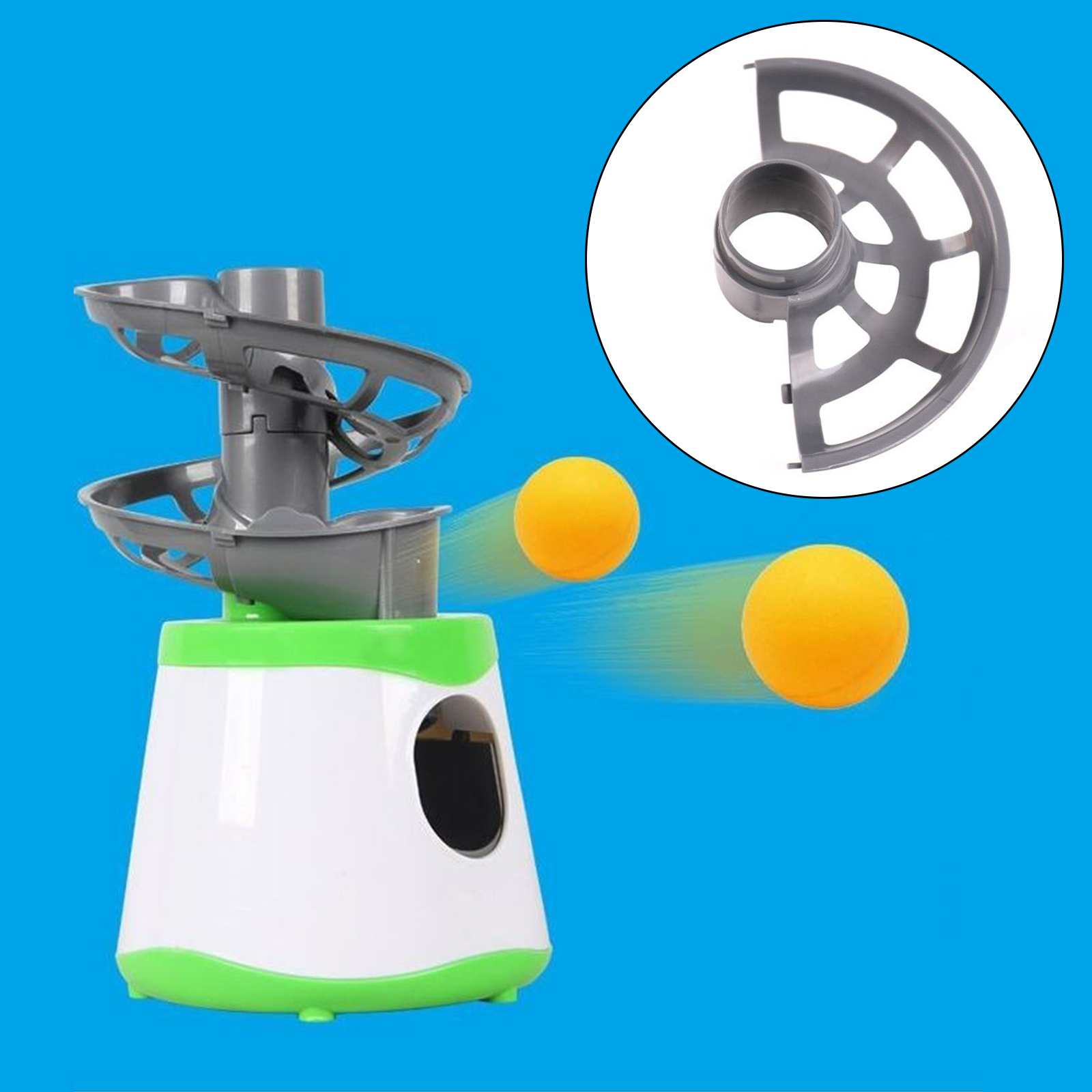 المحمولة تنس الطاولة الكرة الق - مراجعة Table Tennis Gun وسعره