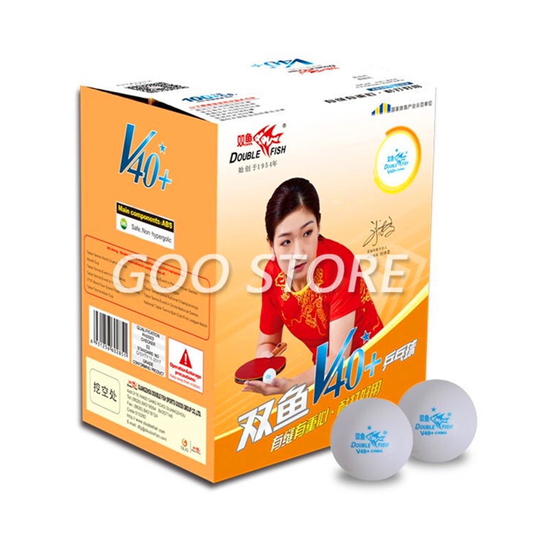 100 كرة من نوع Double Fish V40 - مراجعة Table Tennis Video Game وسعره