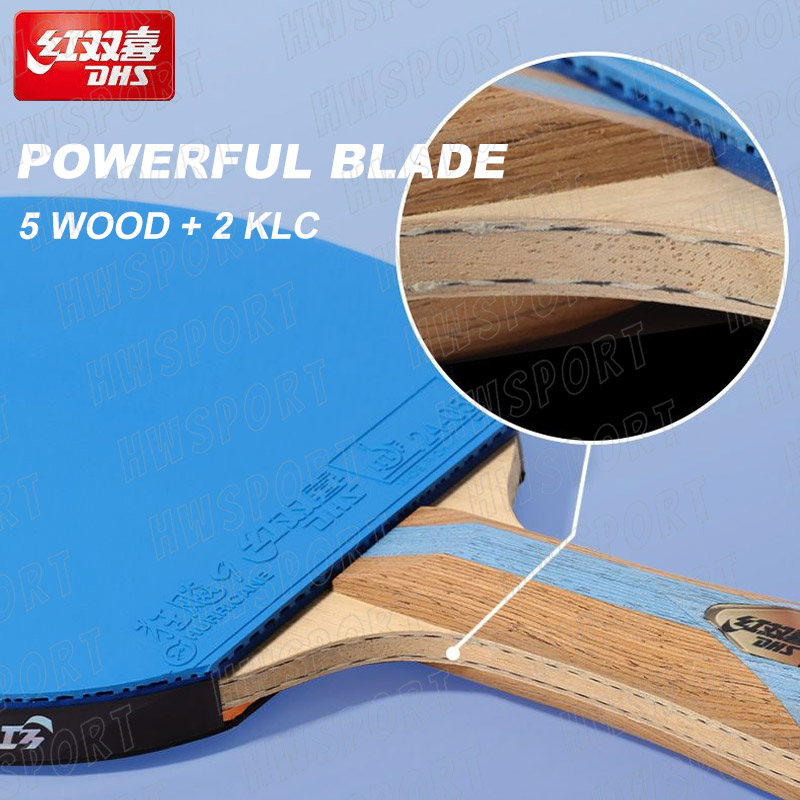 مضرب تنس طاولة DHS ، مجداف بين - مراجعة Table Tennis Forehand Rubber وسعره