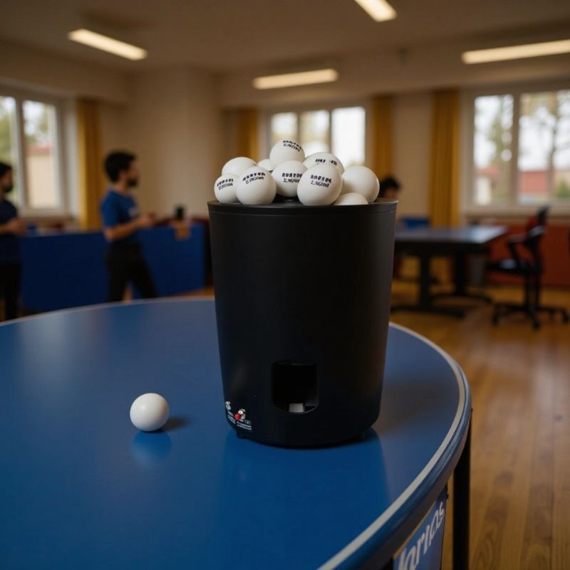 آلة تقديم كرات تنس الطاولة الأ - مراجعة Table Tennis Gun وسعره