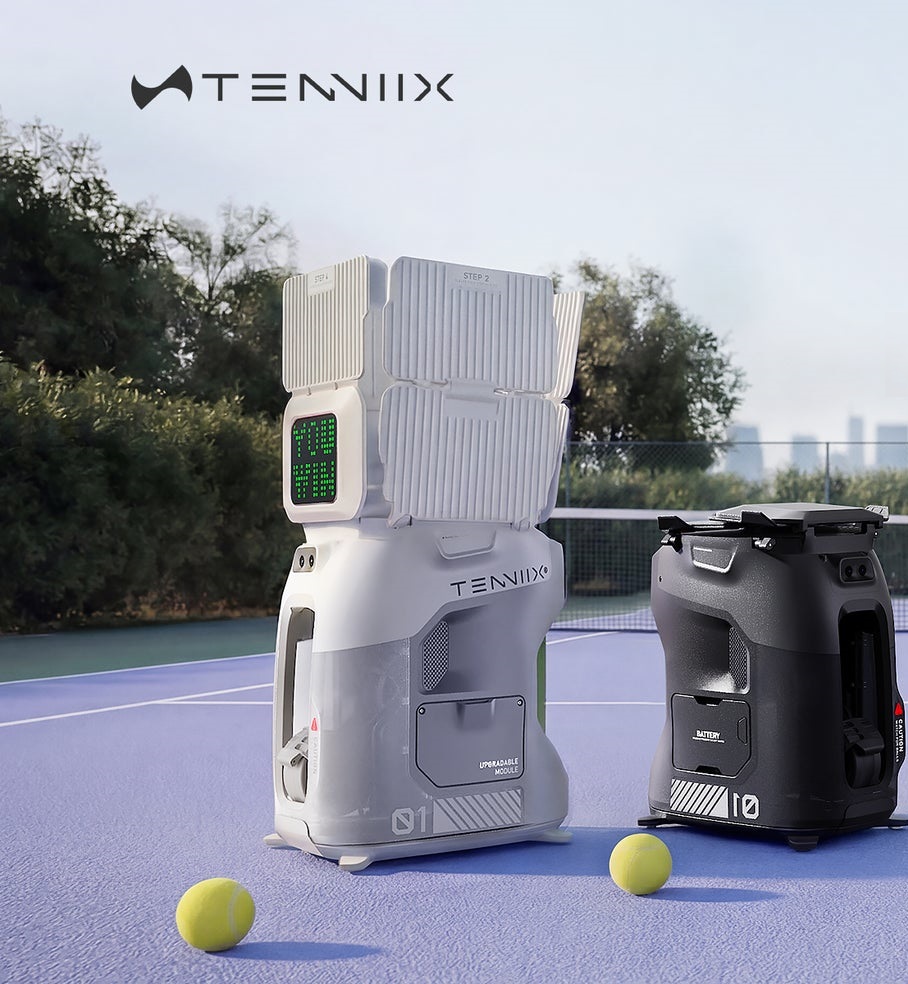 آلة كرة التنس من Tenniix مع مد - مراجعة Robot Ball Machine وسعره