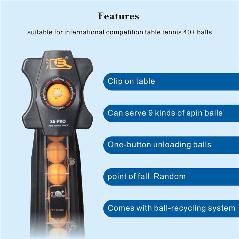 HUIPANG S6-PRO تنس طاولة روبوت - مراجعة Table Tennis Gun وسعره