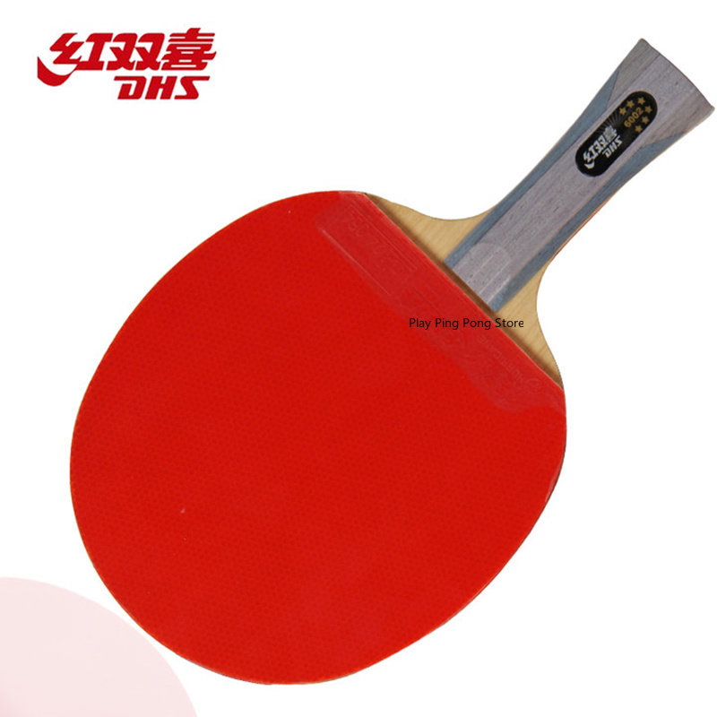 مضرب تنس الطاولة DHS 6002 مع إ - مراجعة Table Tennis Forehand Rubber وسعره