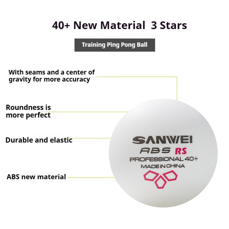 SANWEI RS40 + 3 نجوم كرات تنس  - مراجعة Table Tennis Video Game وسعره