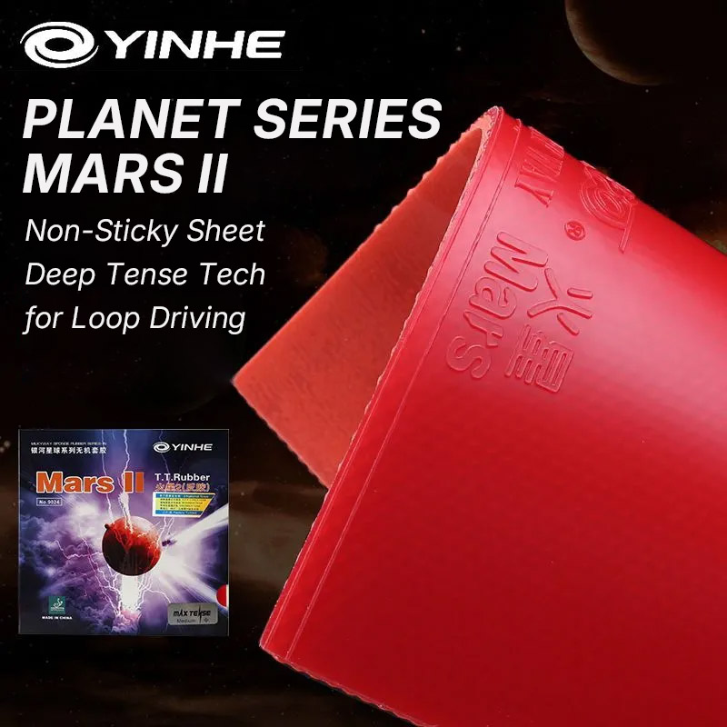 YINHE MARS 2 مطاط تنس الطاولة  - مراجعة Table Tennis Yasaka وسعره