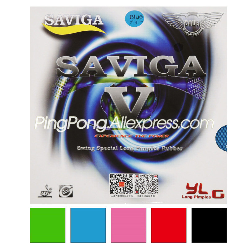 الملونة DAWEI SAVIGA V Pips-طو - مراجعة Table Tennis Forehand Rubber وسعره