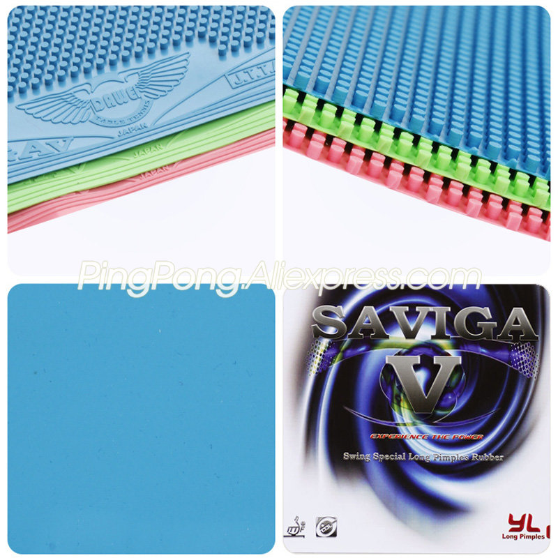 الملونة DAWEI SAVIGA V Pips-طو - مراجعة Table Tennis Forehand Rubber وسعره