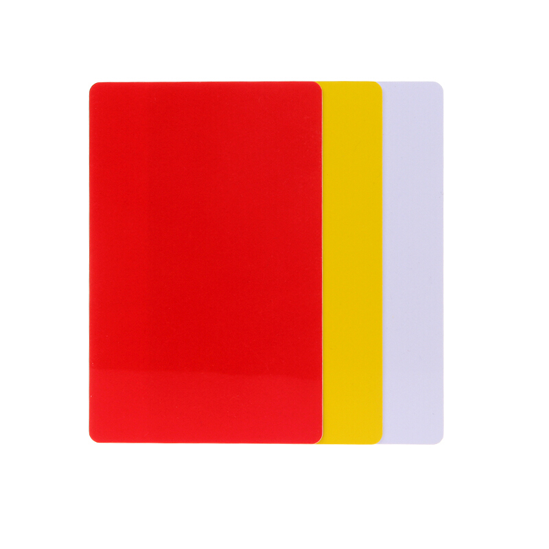 مجموعة بطاقات الحكم القياسية D - مراجعة Table Tennis Yellow Card وسعره