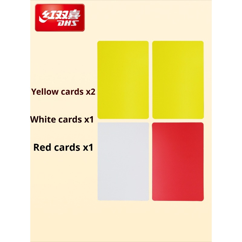 DHS تنس الطاولة المنافسة الحكم - مراجعة Table Tennis Yellow Card وسعره