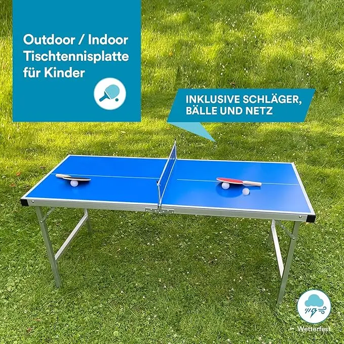 طاولة تنس الطاولة قابلة للطي ل - مراجعة Table Tennis Indoor Or Outdoor وسعره